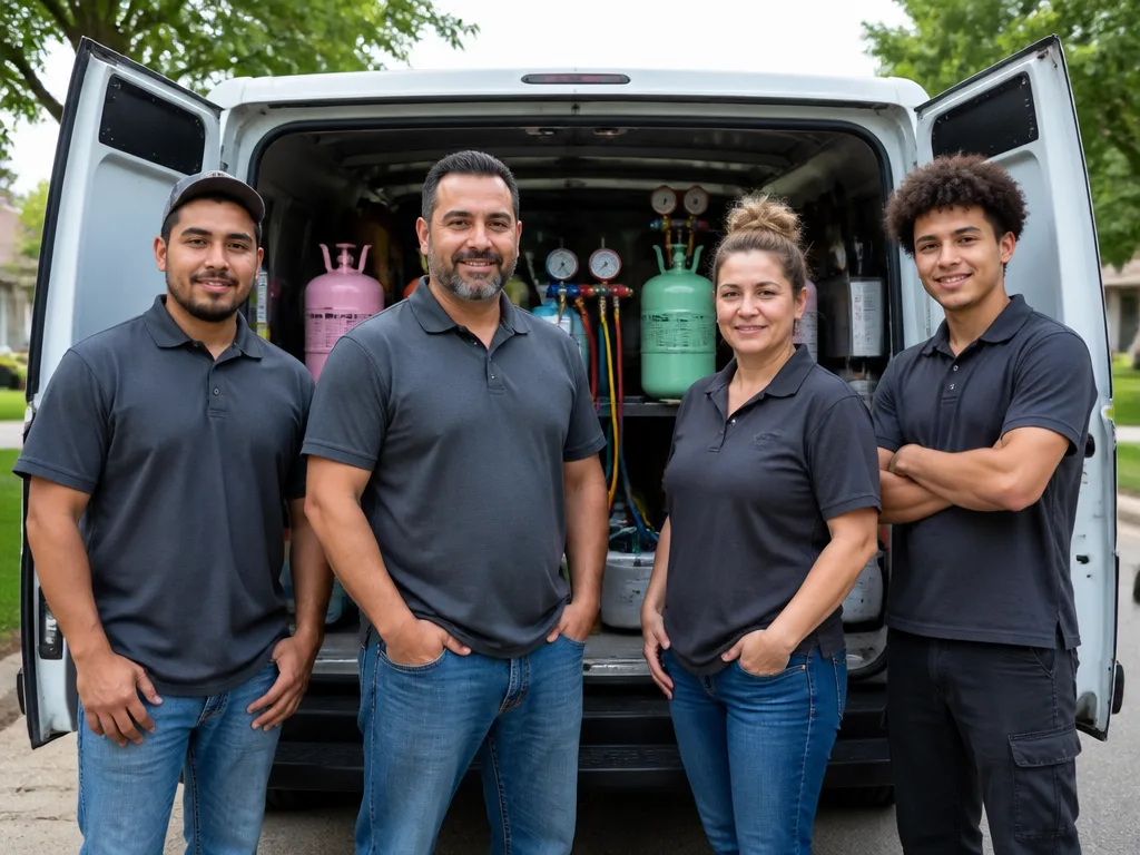 Illinois Heating & Cooling team